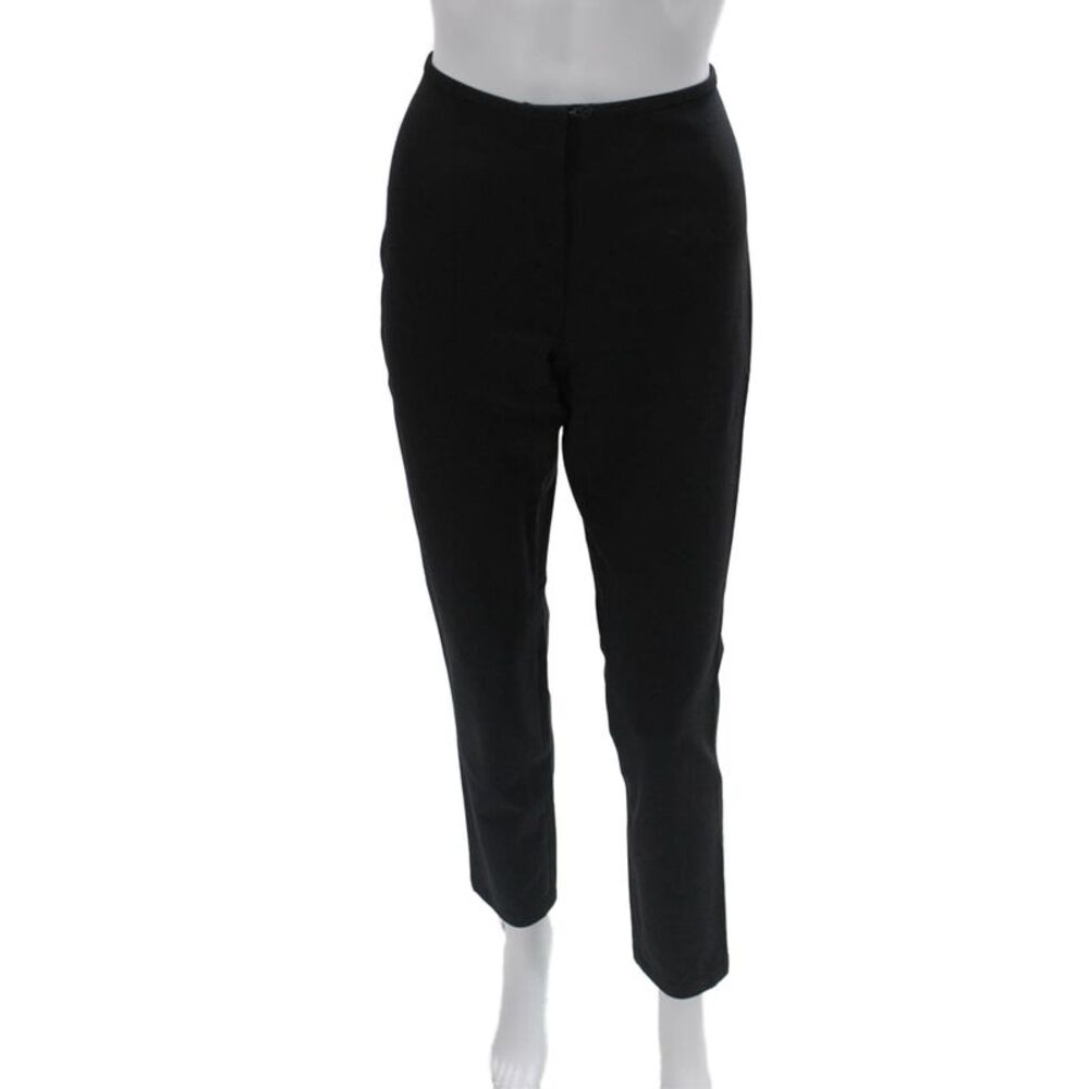 Annette Gortz Women Ankle Dress Pants Black Virgin Wool Size 36